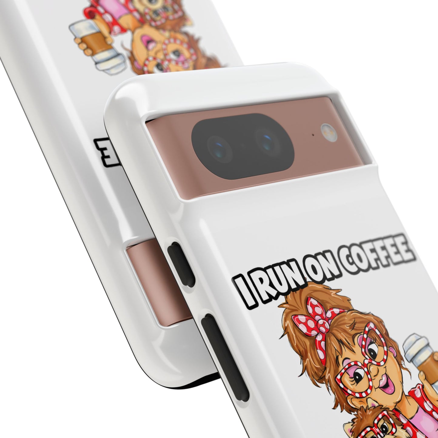 Coffee Lover Phone Case — "I Run on Coffee and Bad Decisions"