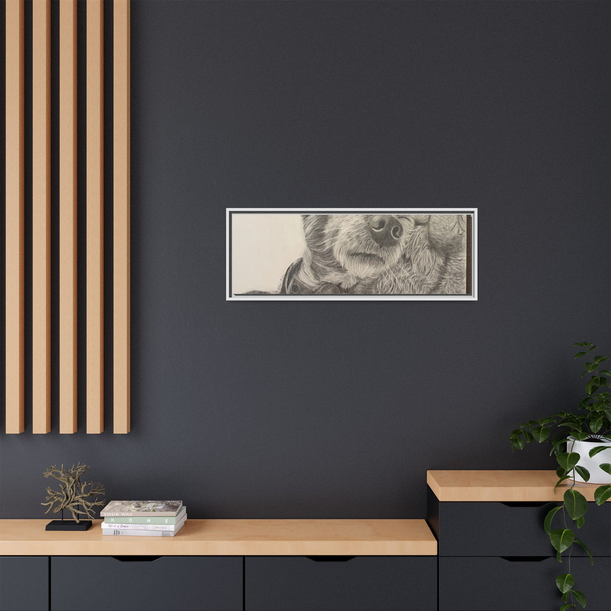 Love needs no address  Matte Canvas (Framed)
