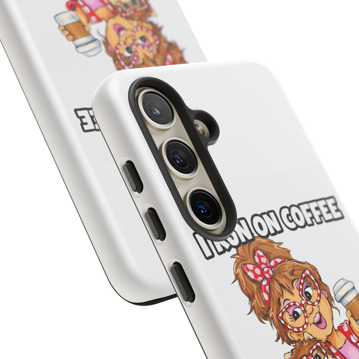 Coffee Lover Phone Case — "I Run on Coffee and Bad Decisions"