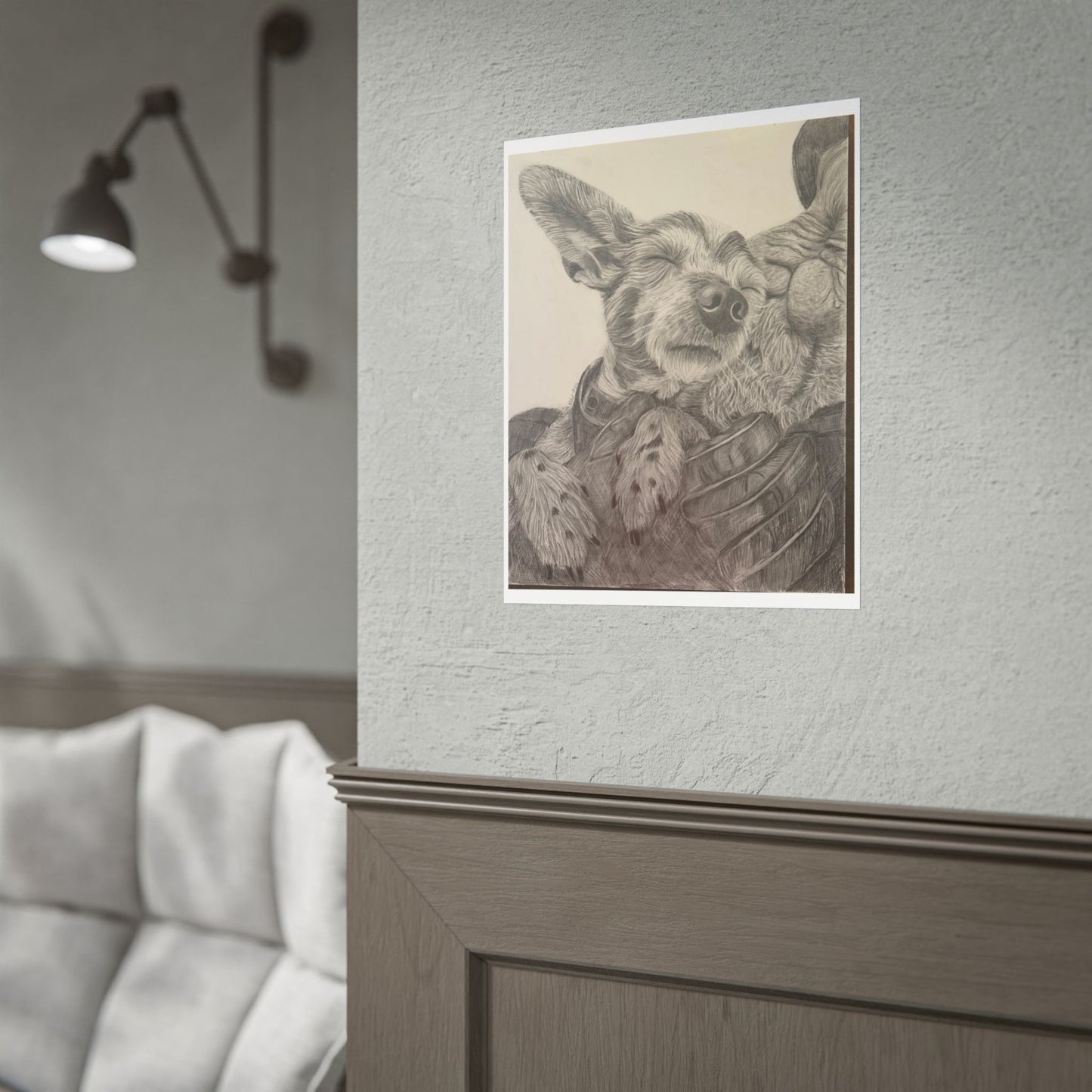 Rolled Poster — love needs no address Wall Art Print