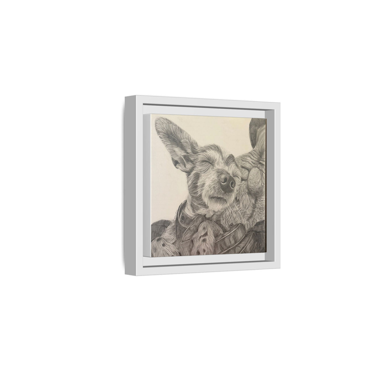 Love needs no address  Matte Canvas (Framed)