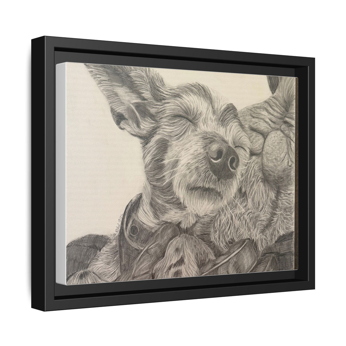 Love needs no address  Matte Canvas (Framed)
