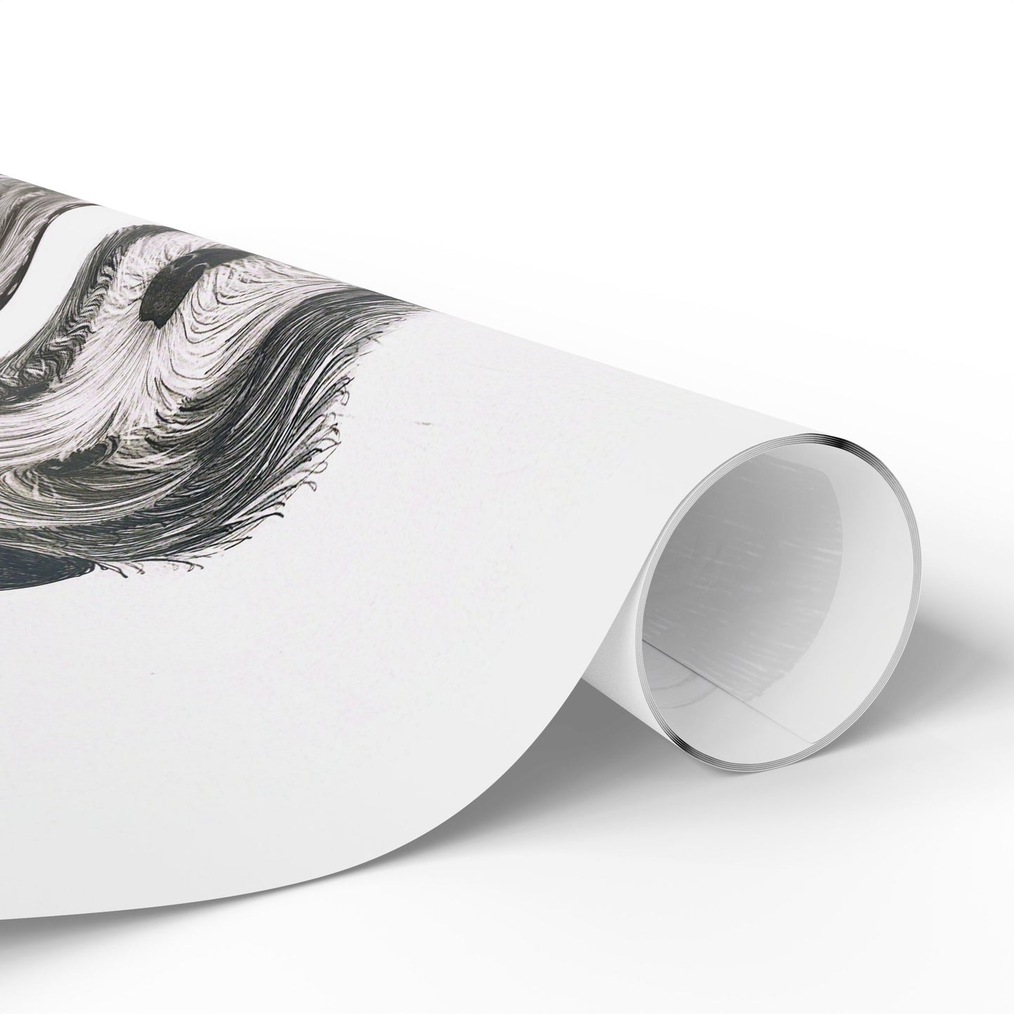 Sophia’s Gracie Wrapping paper Wrapping Paper — Black & White Pet Gift Wrap Roll