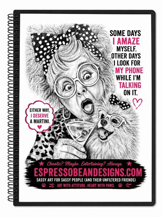 Some Days I Amaze Myself – 5” × 7” Spiral Notebook