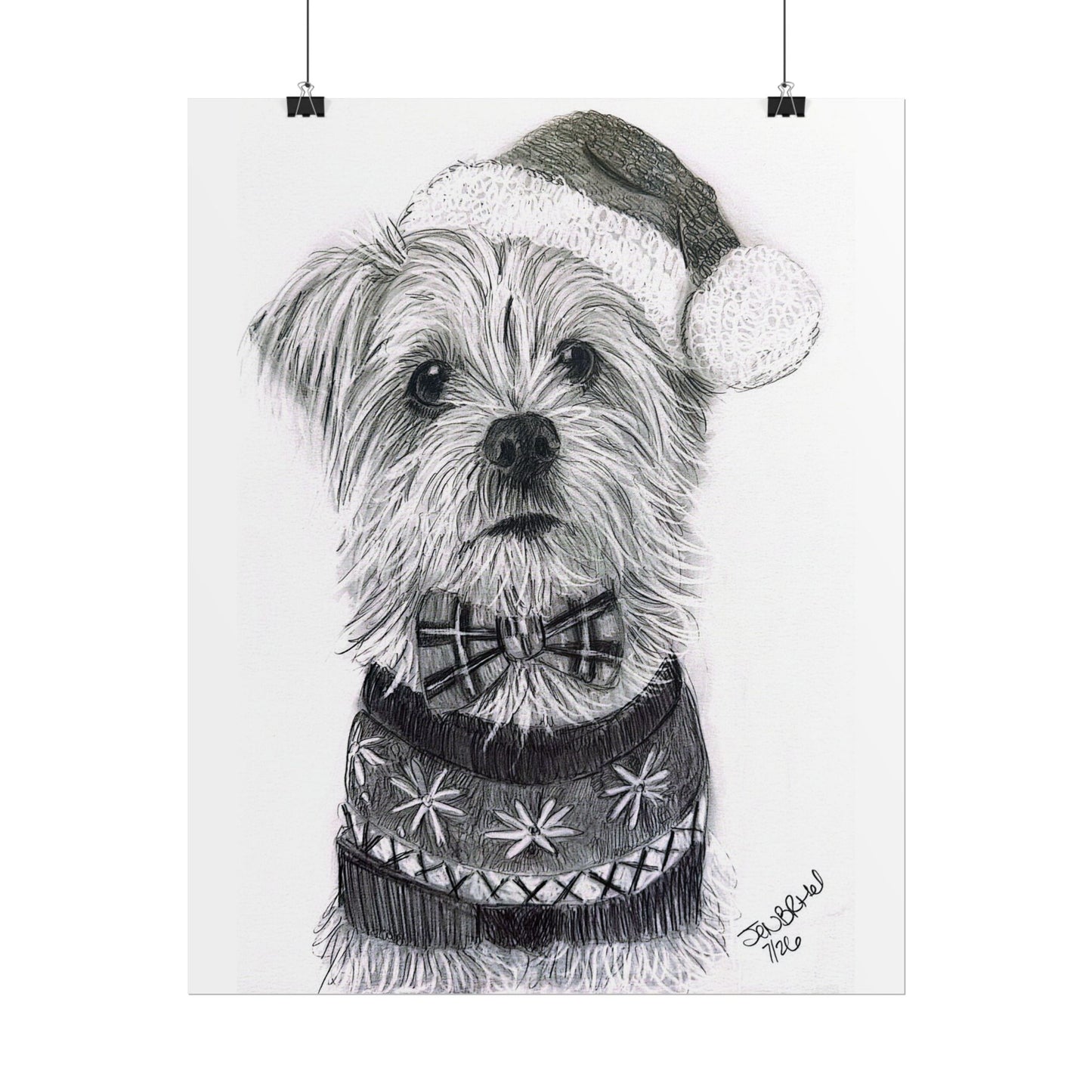 Bixby ready for Christmas poster