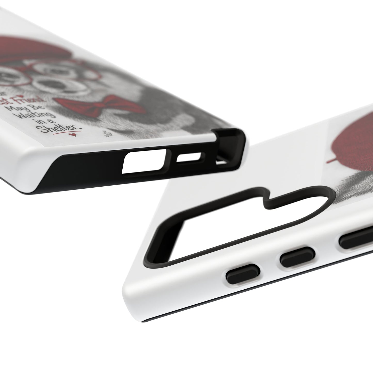 Rescue Pup Art Phone Case – "Your Best Friend May Be Waiting in a Shelter"