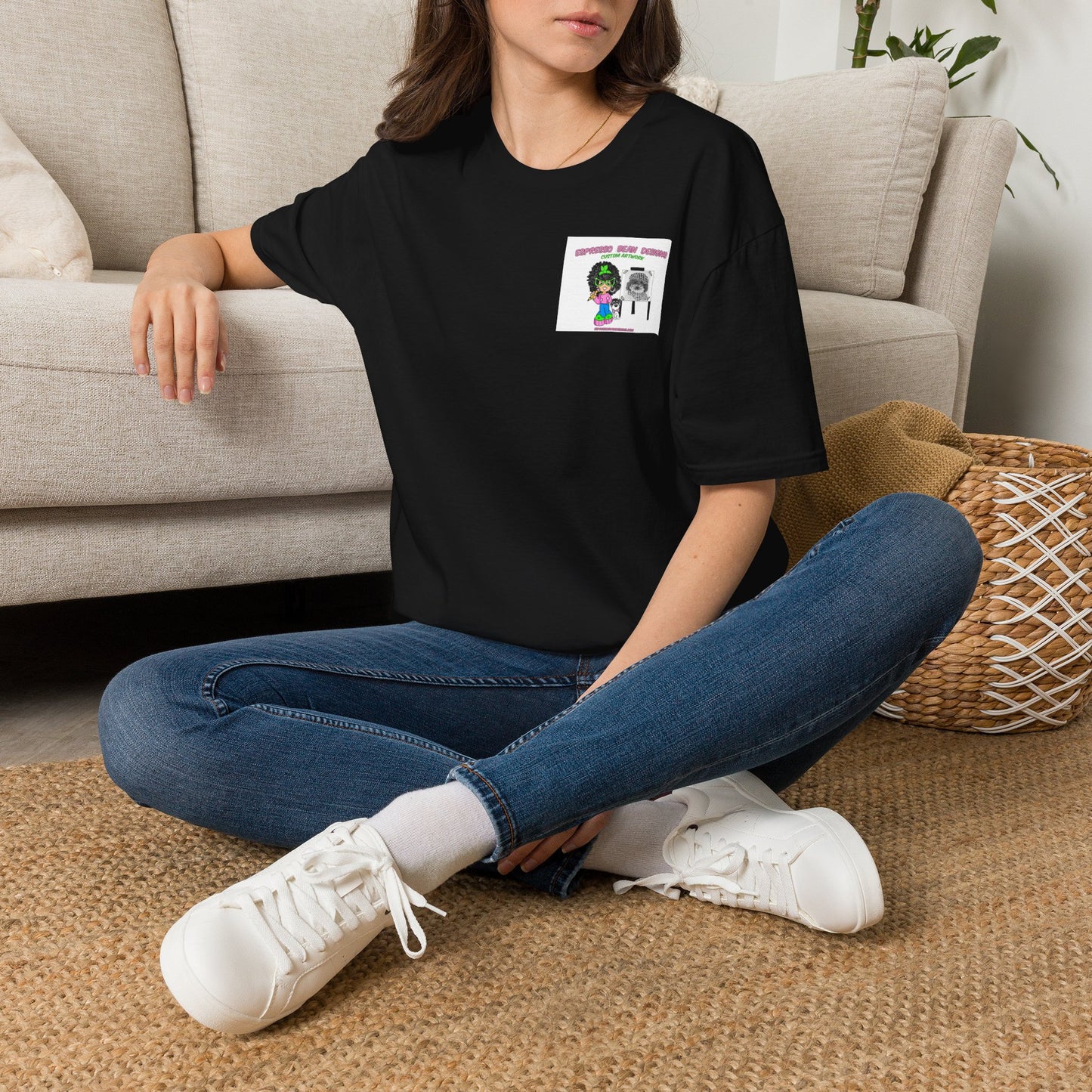 T-Shirt. Not spoiled just loved. Spirit a real rescued doggie