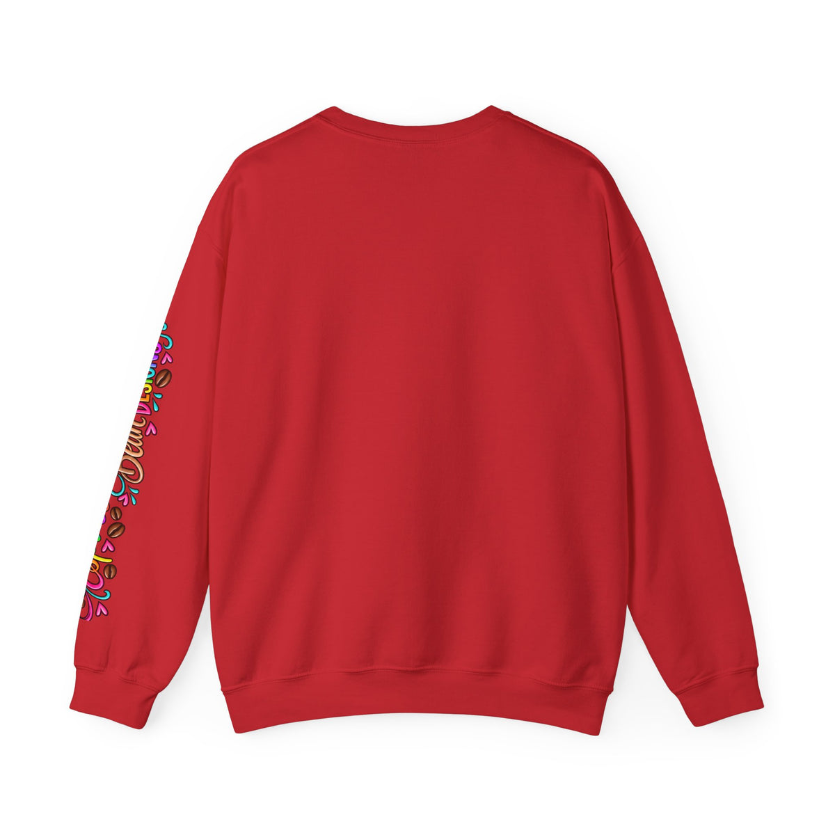 Cute Dog Crewneck Sweatshirt — "Cute With A Little Attitude" Colorful Puppy Design