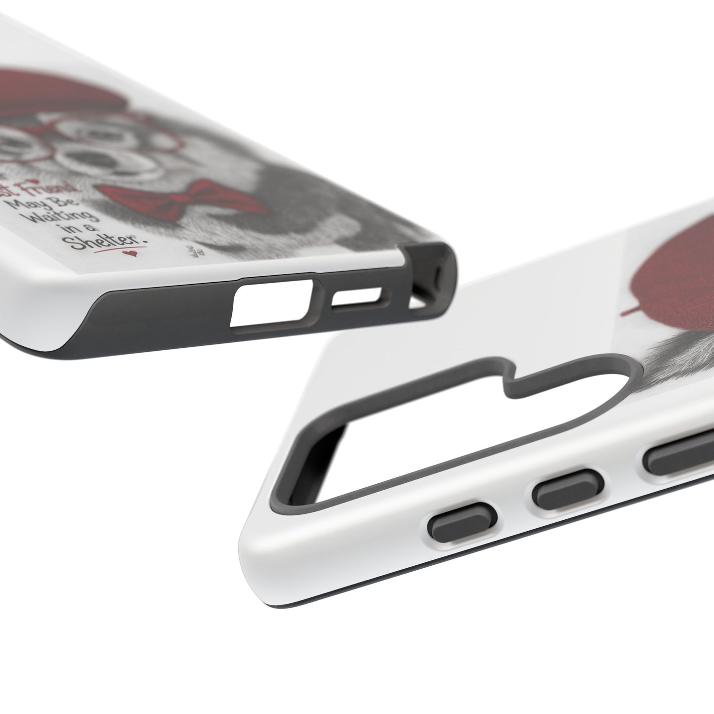 Rescue Pup Art Phone Case – "Your Best Friend May Be Waiting in a Shelter"