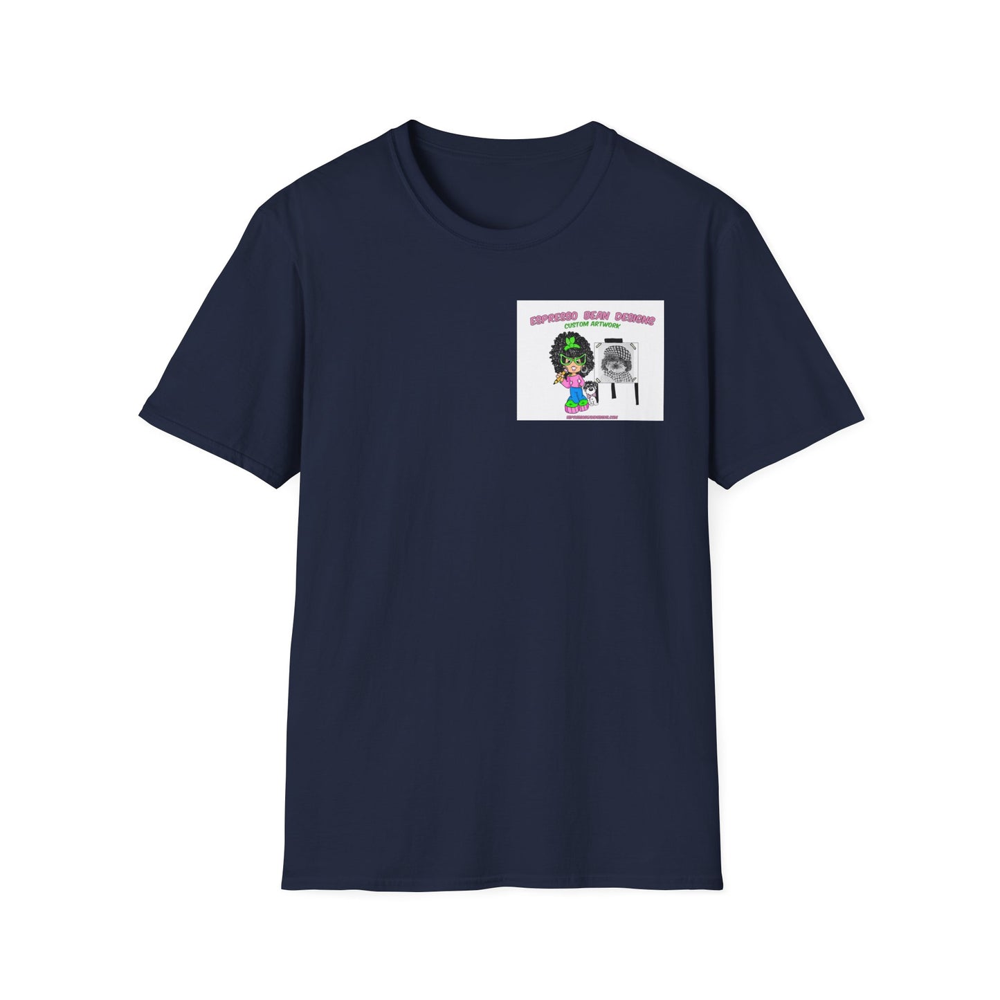 T-shirt. Muffin a real rescued doggie