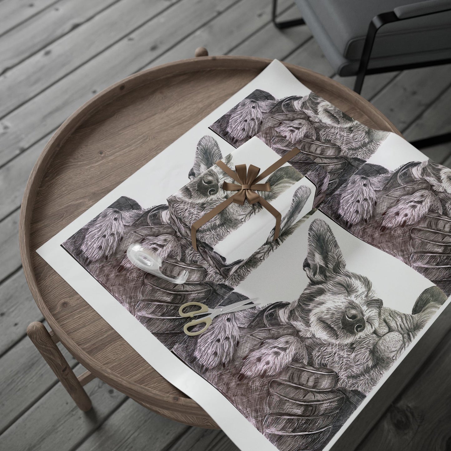 Love needs no address  Wrapping paper