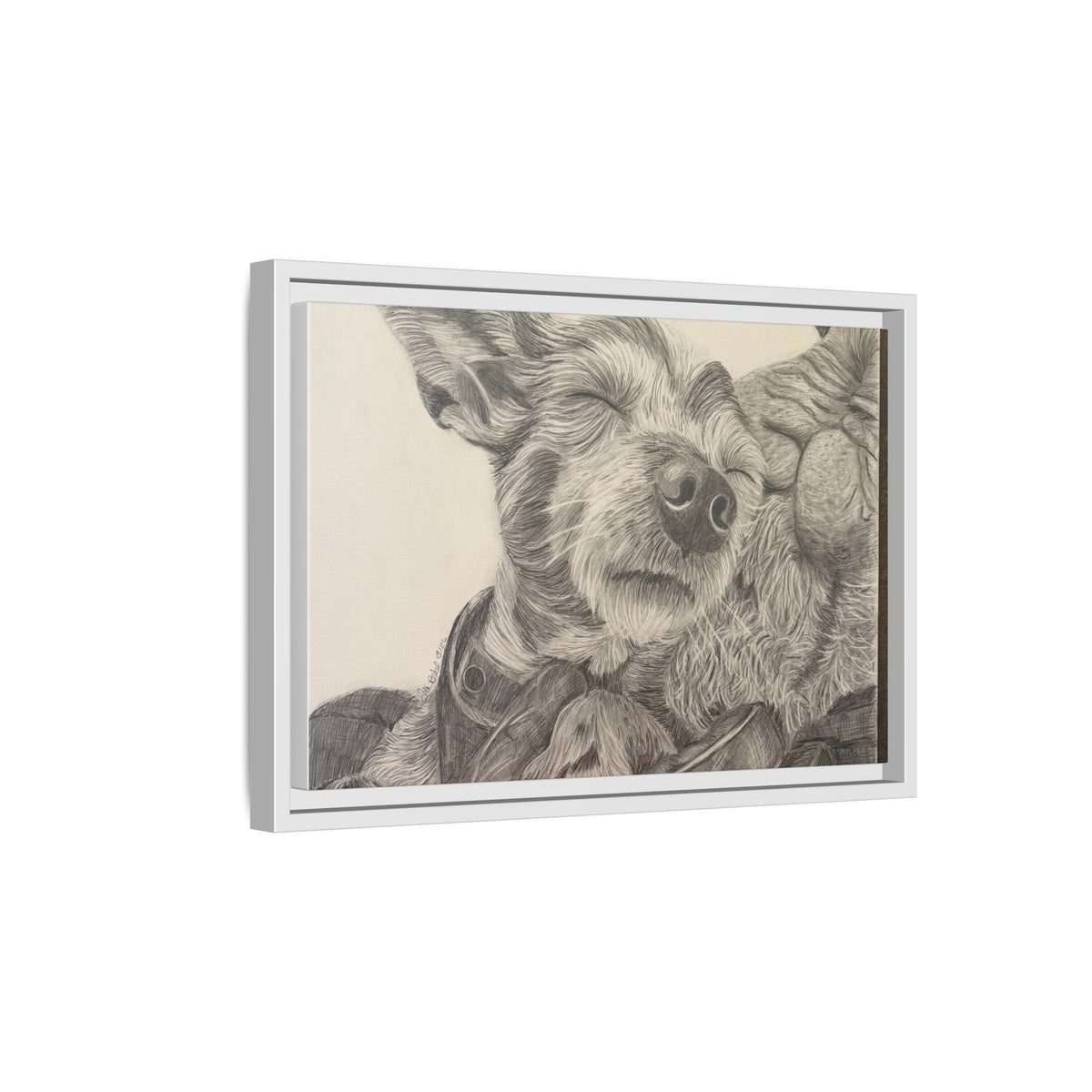 Love needs no address  Matte Canvas (Framed)