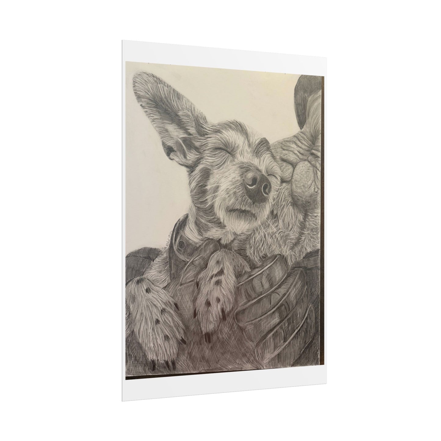 Rolled Poster — love needs no address Wall Art Print