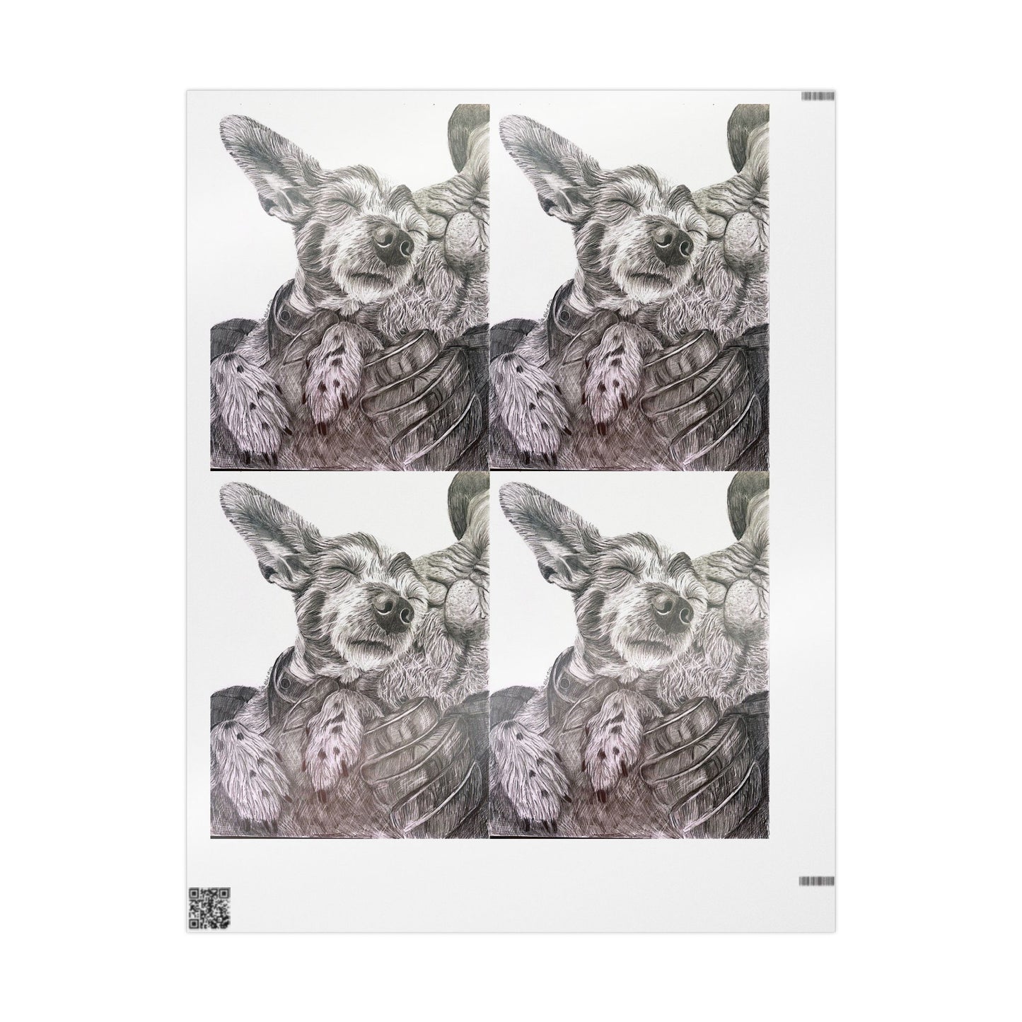 Love needs no address  Wrapping paper