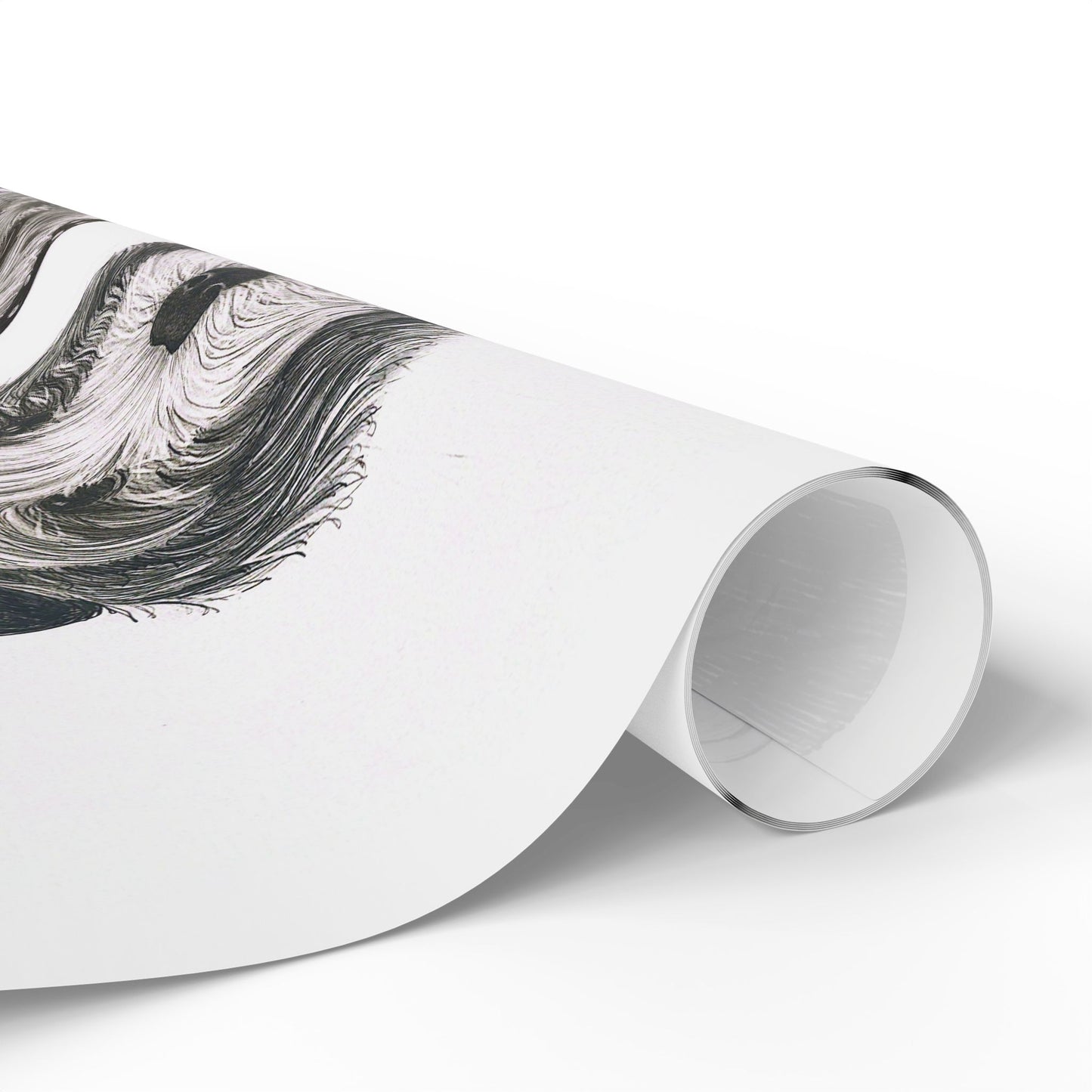 Sophia’s Gracie Wrapping paper Wrapping Paper — Black & White Pet Gift Wrap Roll