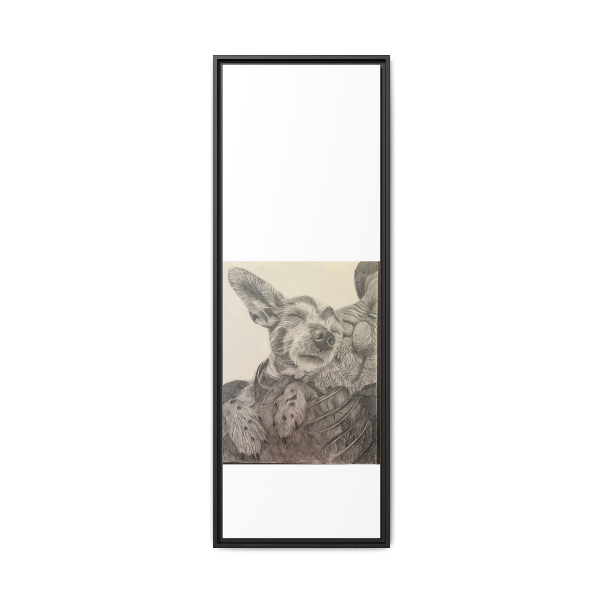 Love needs no address  Matte Canvas (Framed)