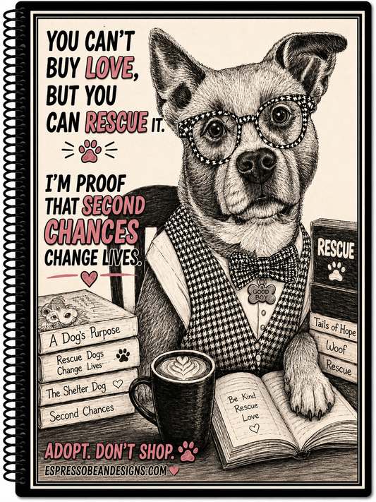 Glenn Powell – 5” × 7” Spiral Notebook