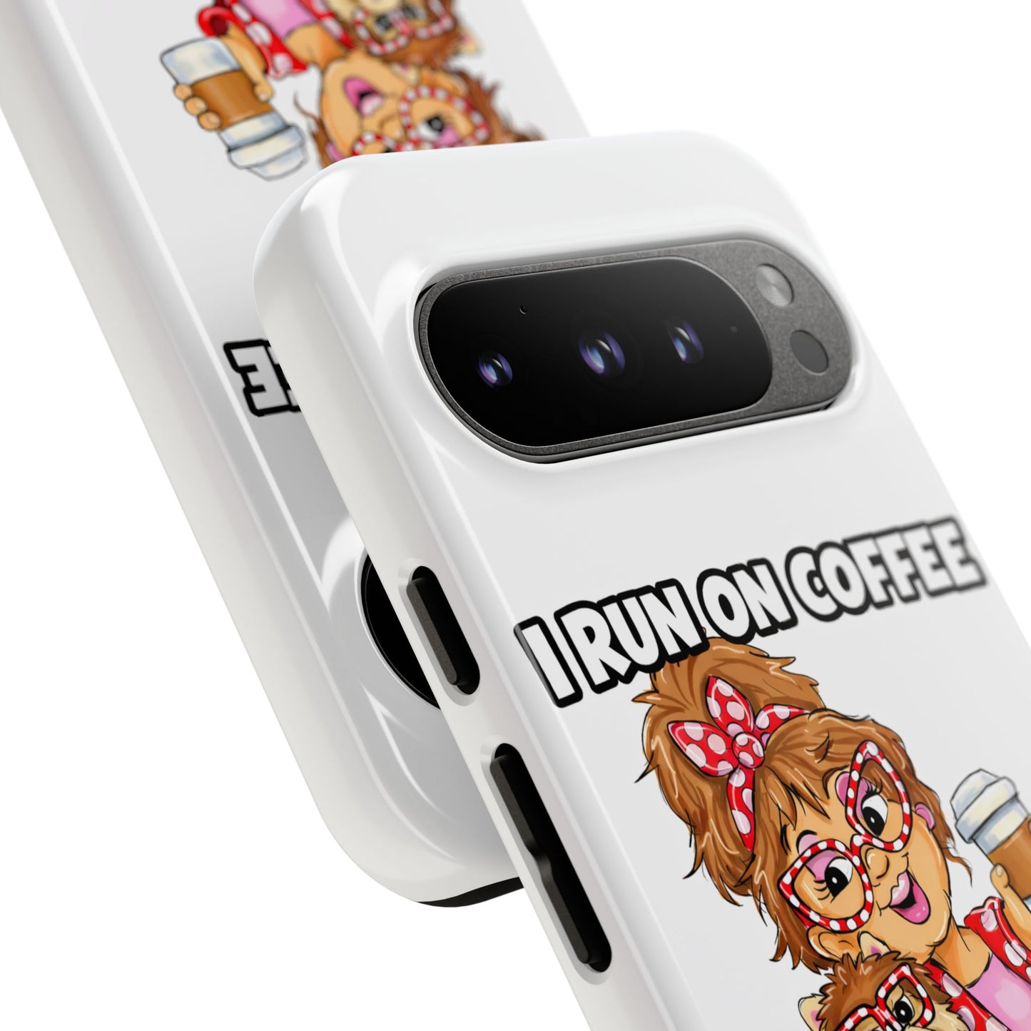 Coffee Lover Phone Case — "I Run on Coffee and Bad Decisions"
