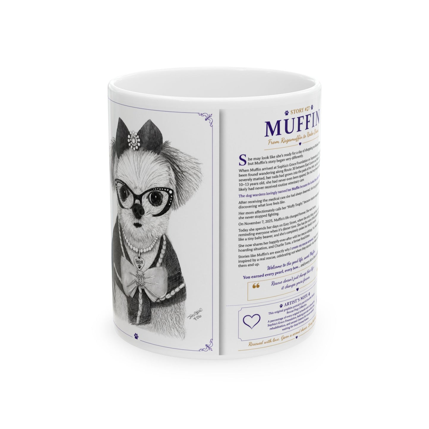 Muffin Ceramic Mug (11oz/15oz