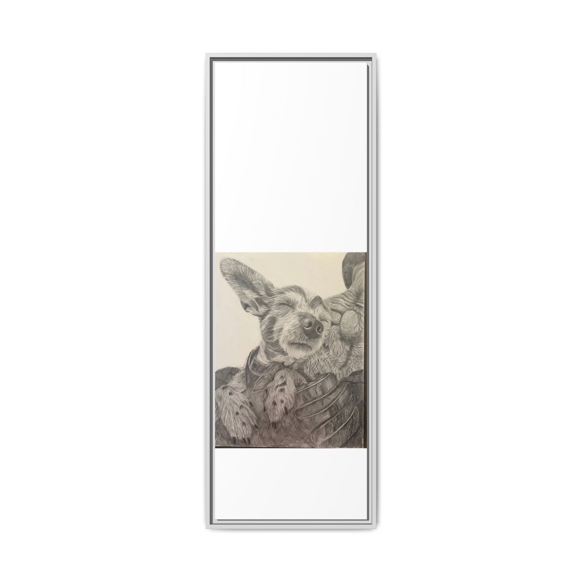 Love needs no address  Matte Canvas (Framed)