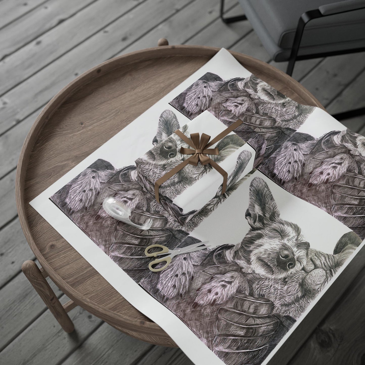 Love needs no address  Wrapping paper