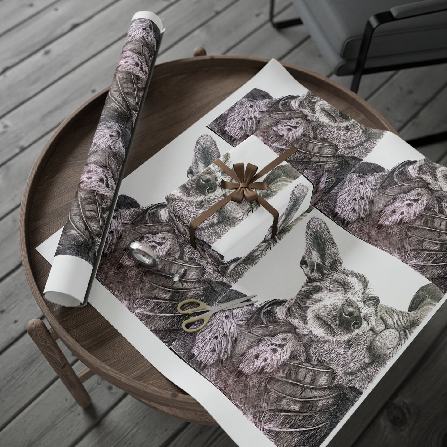 Love needs no address  Wrapping paper