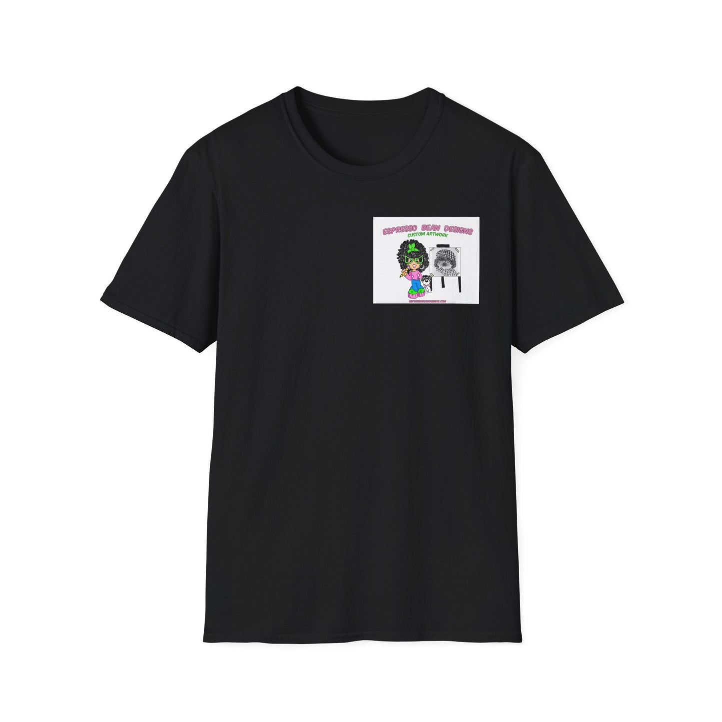 T-shirt. Muffin a real rescued doggie