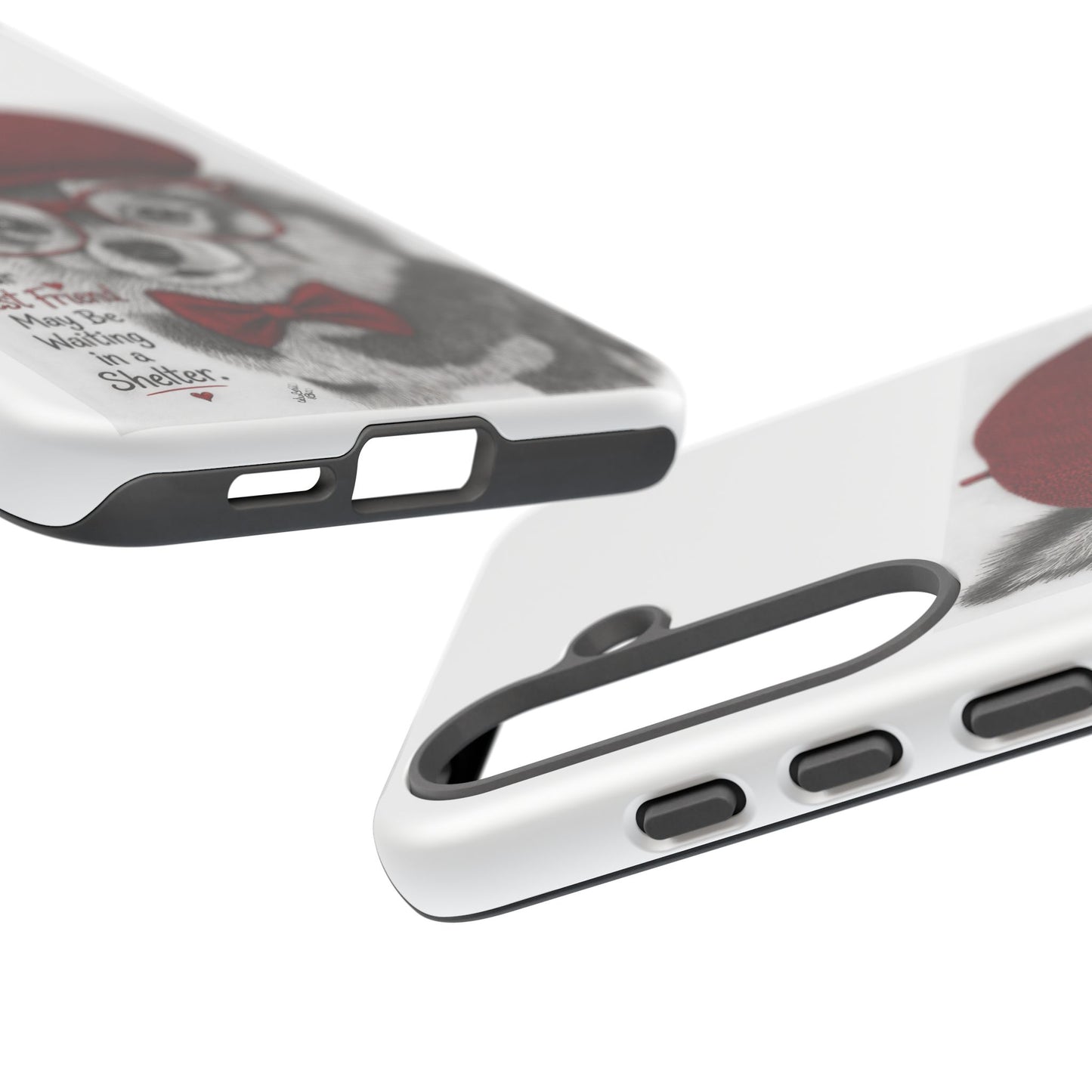 Rescue Pup Art Phone Case – "Your Best Friend May Be Waiting in a Shelter"
