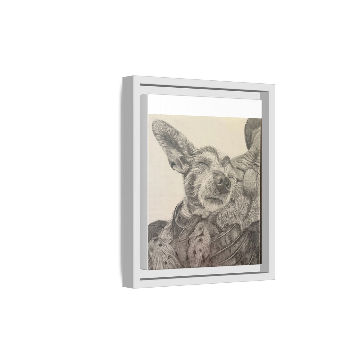 Love needs no address  Matte Canvas (Framed)