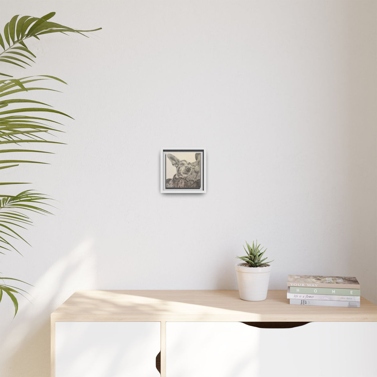 Love needs no address  Matte Canvas (Framed)