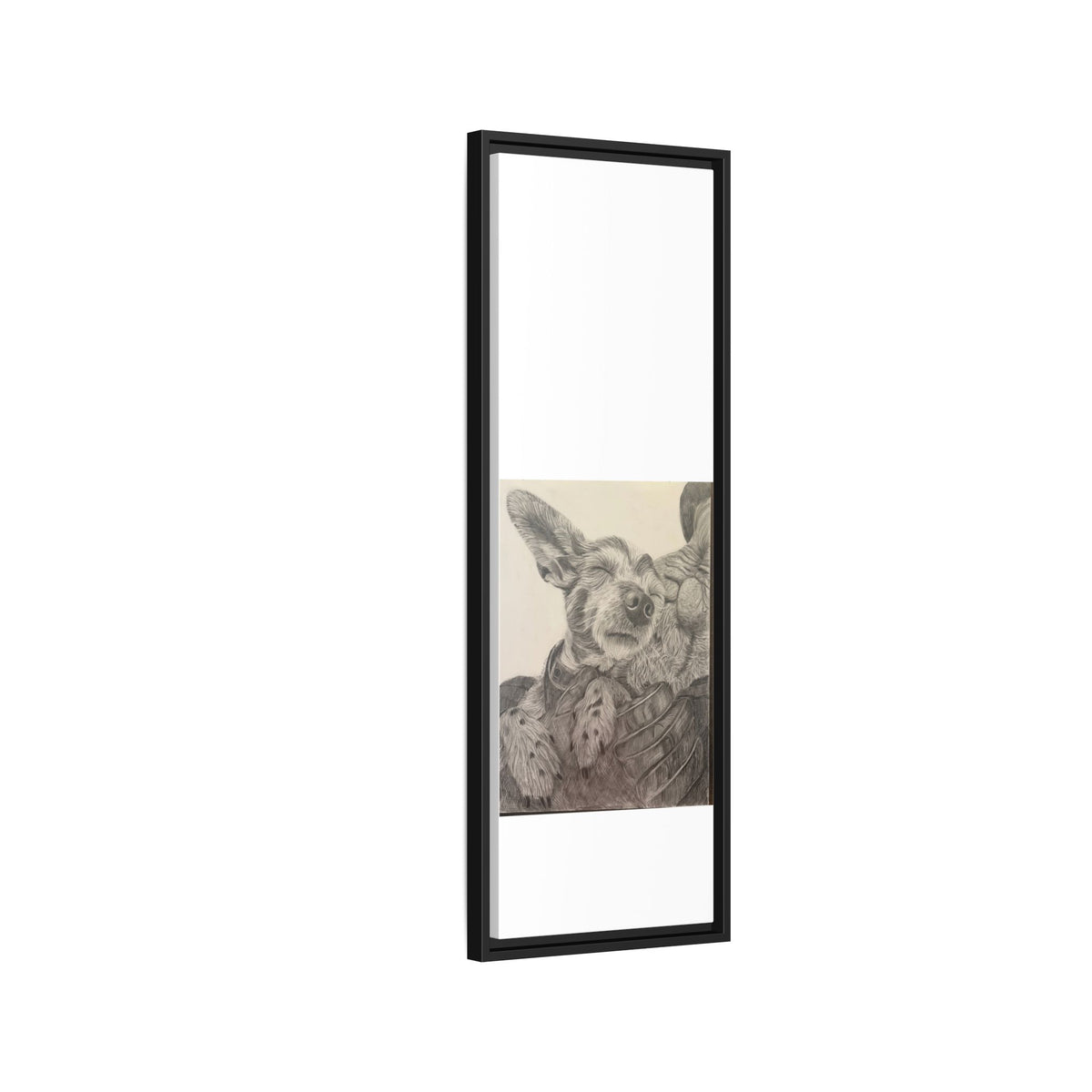 Love needs no address  Matte Canvas (Framed)