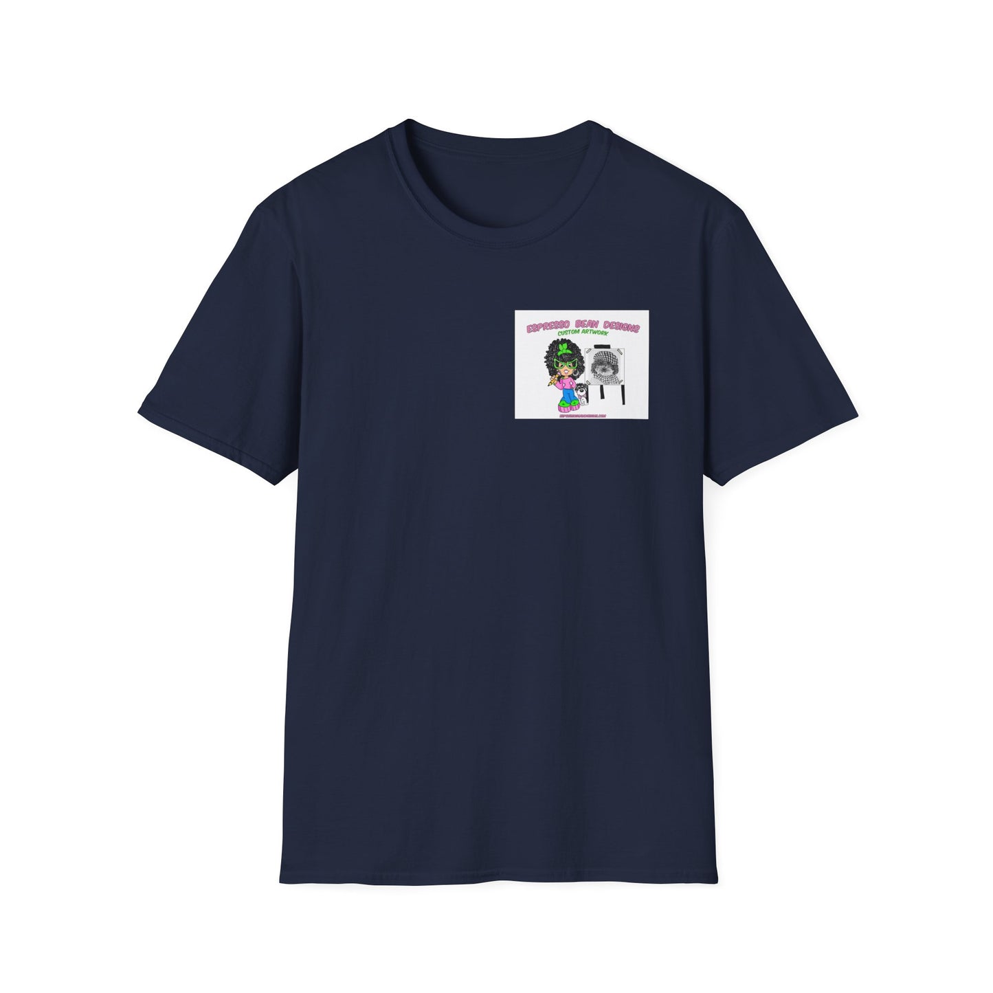 T-Shirt — Perky Pearl and Latte. I try not to bite
