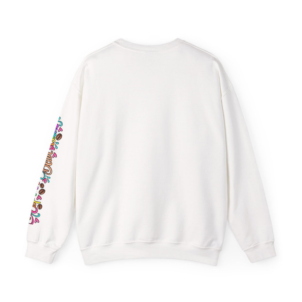 Cute Dog Crewneck Sweatshirt — "Cute With A Little Attitude" Colorful Puppy Design