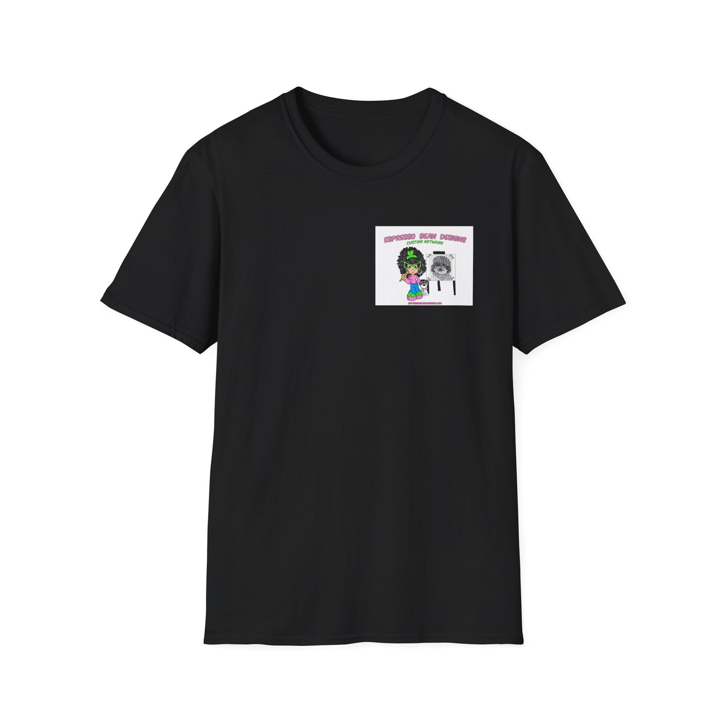 T-Shirt — Perky Pearl and Latte. I try not to bite