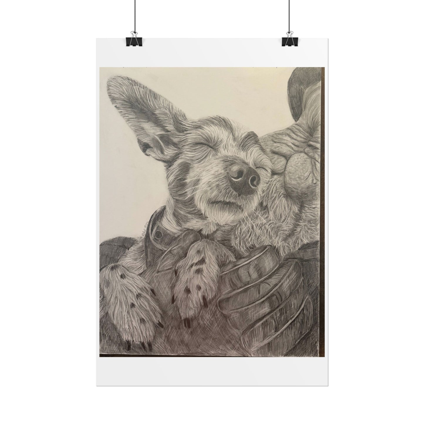 Rolled Poster — love needs no address Wall Art Print