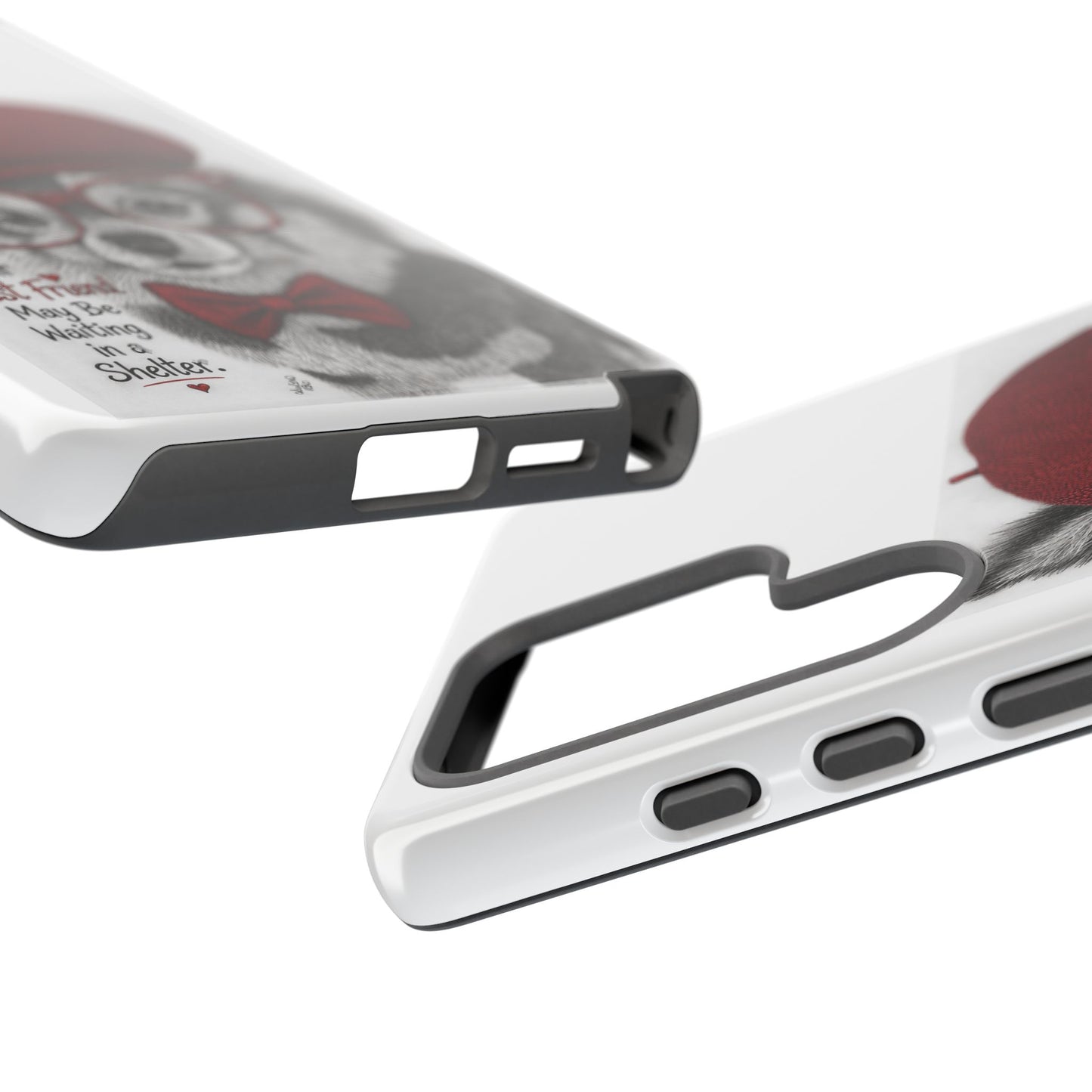 Rescue Pup Art Phone Case – "Your Best Friend May Be Waiting in a Shelter"