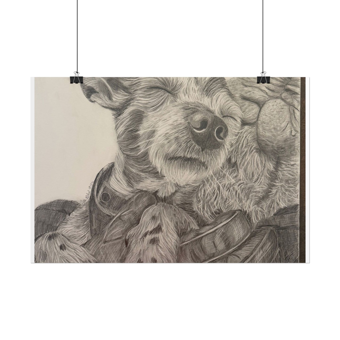 Rolled Poster — love needs no address Wall Art Print