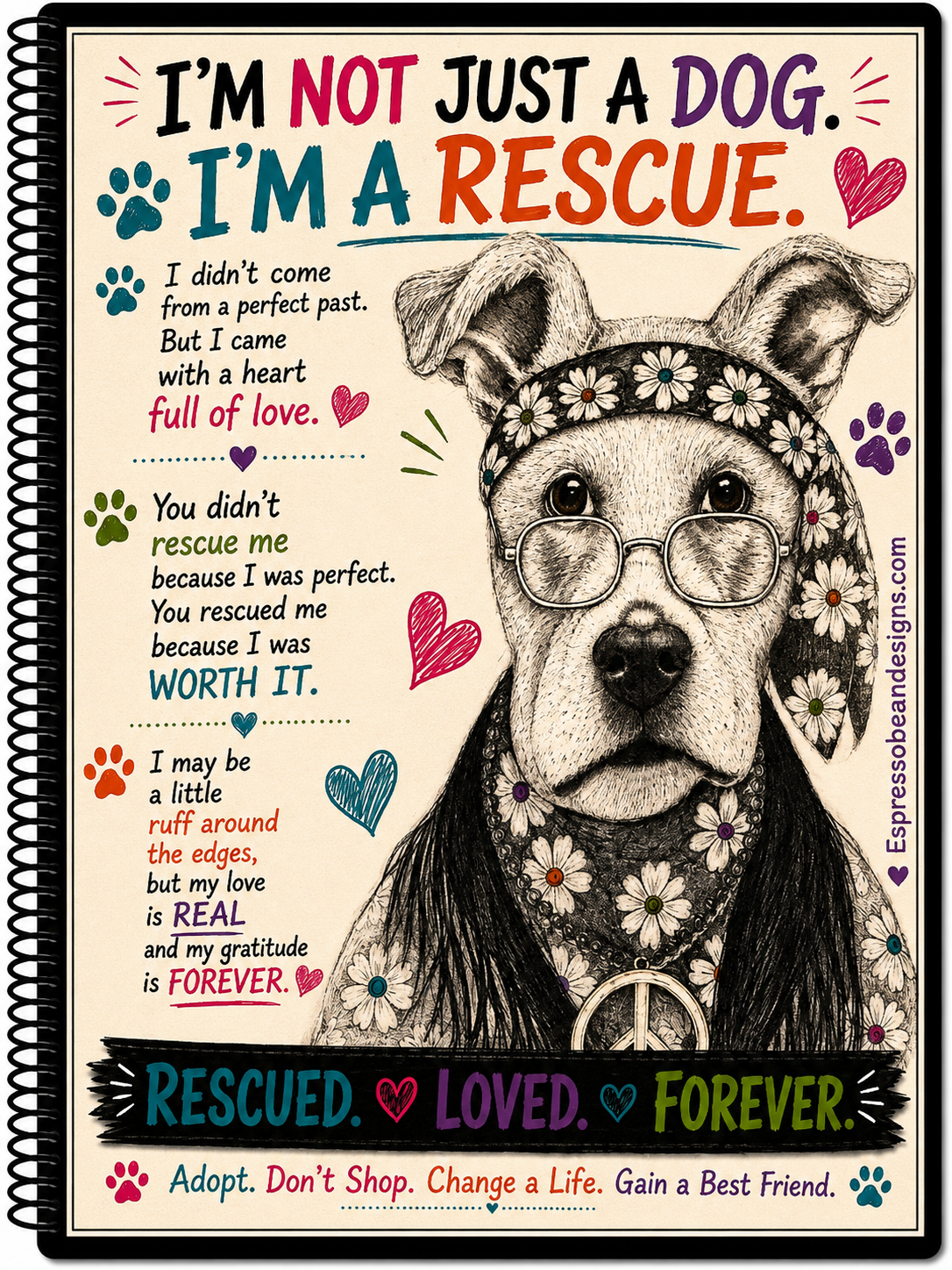 Bryce – 5” × 7” Spiral Notebook
