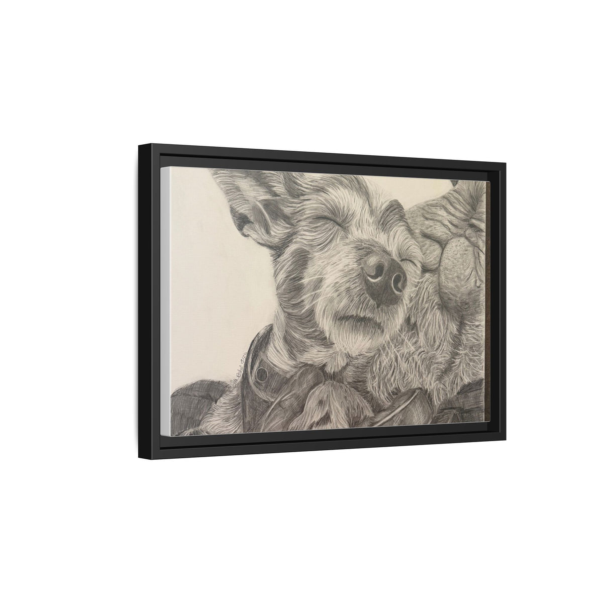 Love needs no address  Matte Canvas (Framed)