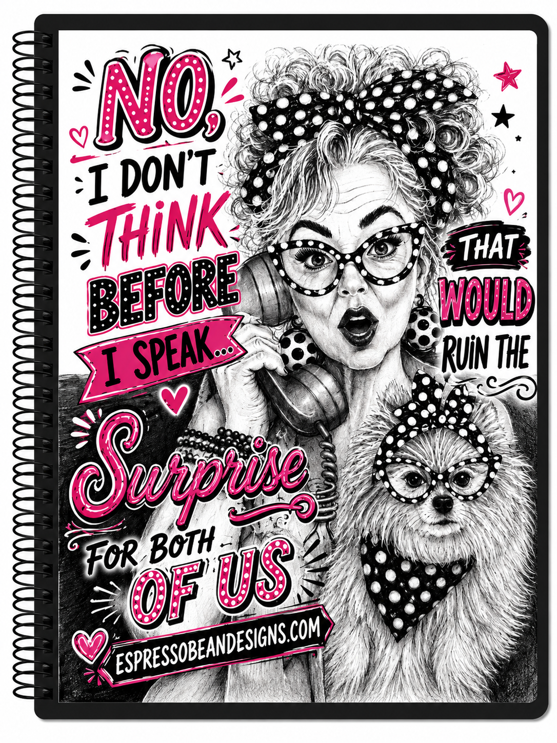 Surprise for Both of Us – 5” × 7” Spiral Notebook