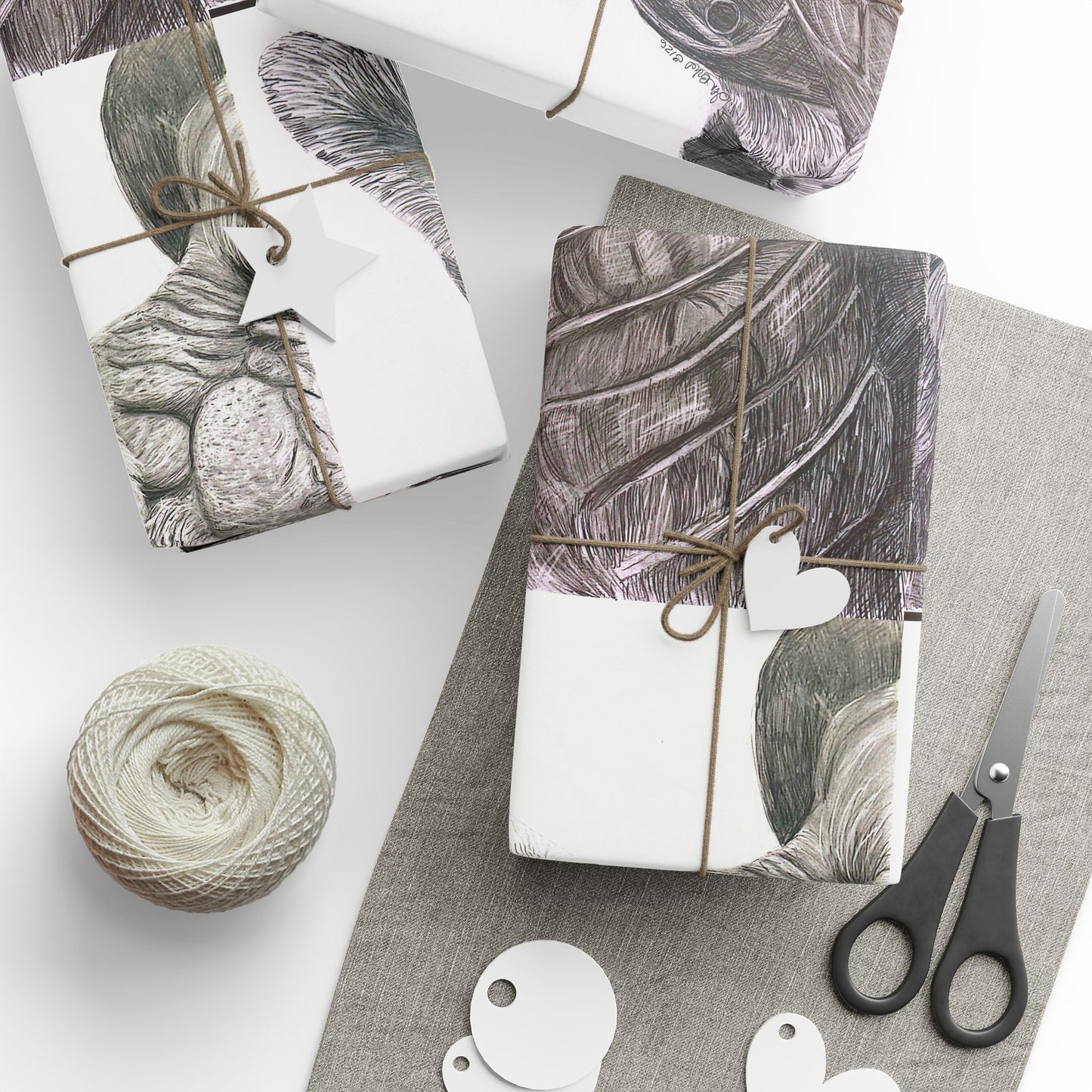 Love needs no address  Wrapping paper