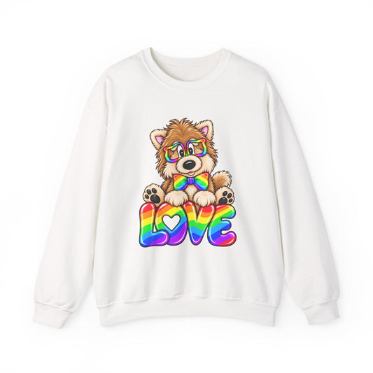 Love Rainbow Bear Crewneck Sweatshirt
