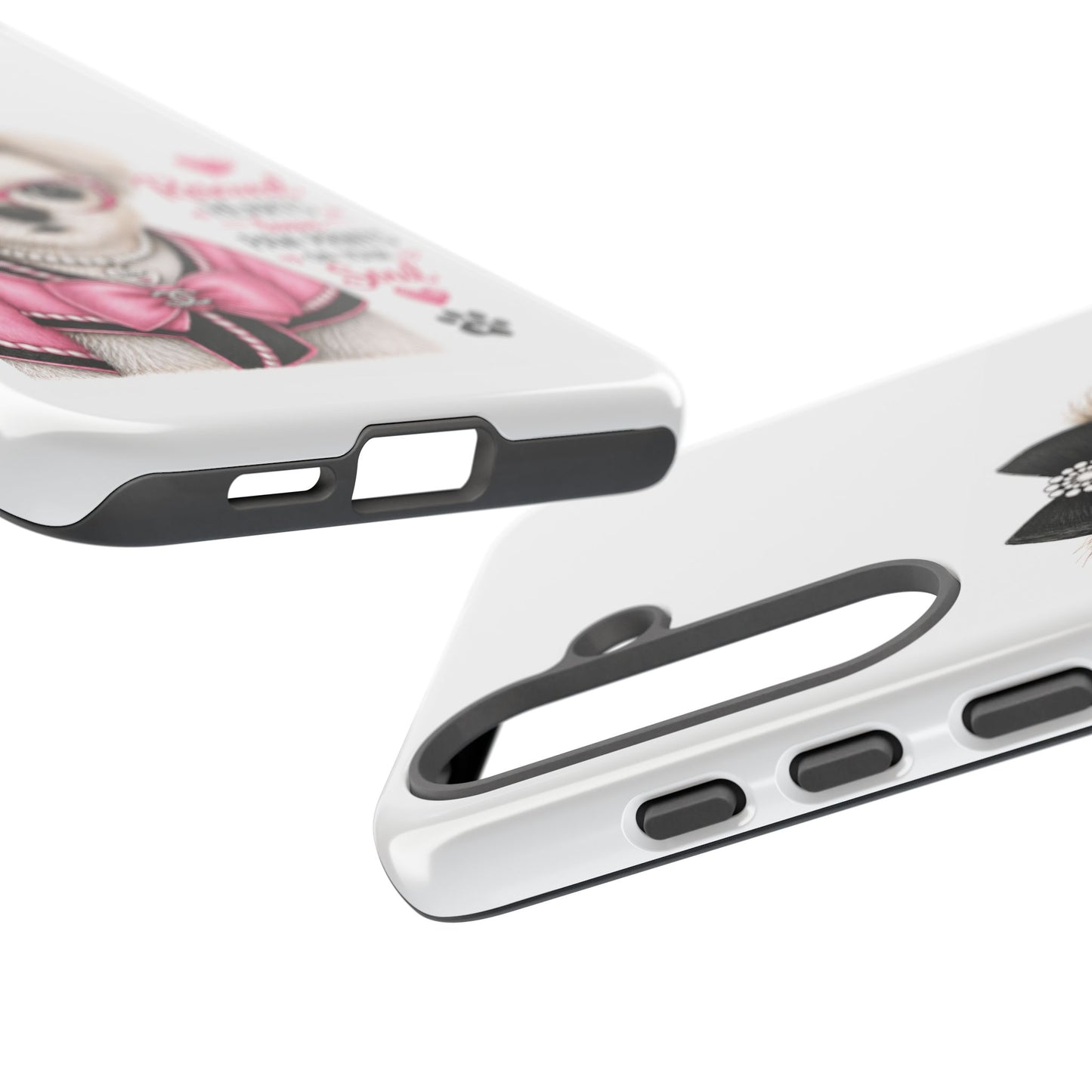 Rescued Hearts Paw Prints Phone Case
