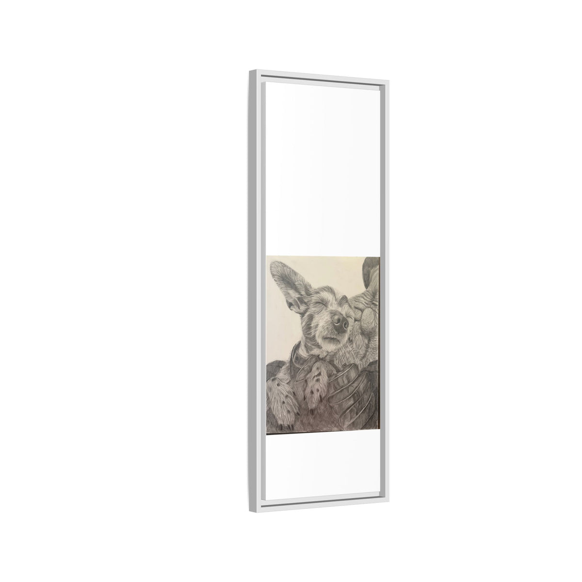 Love needs no address  Matte Canvas (Framed)