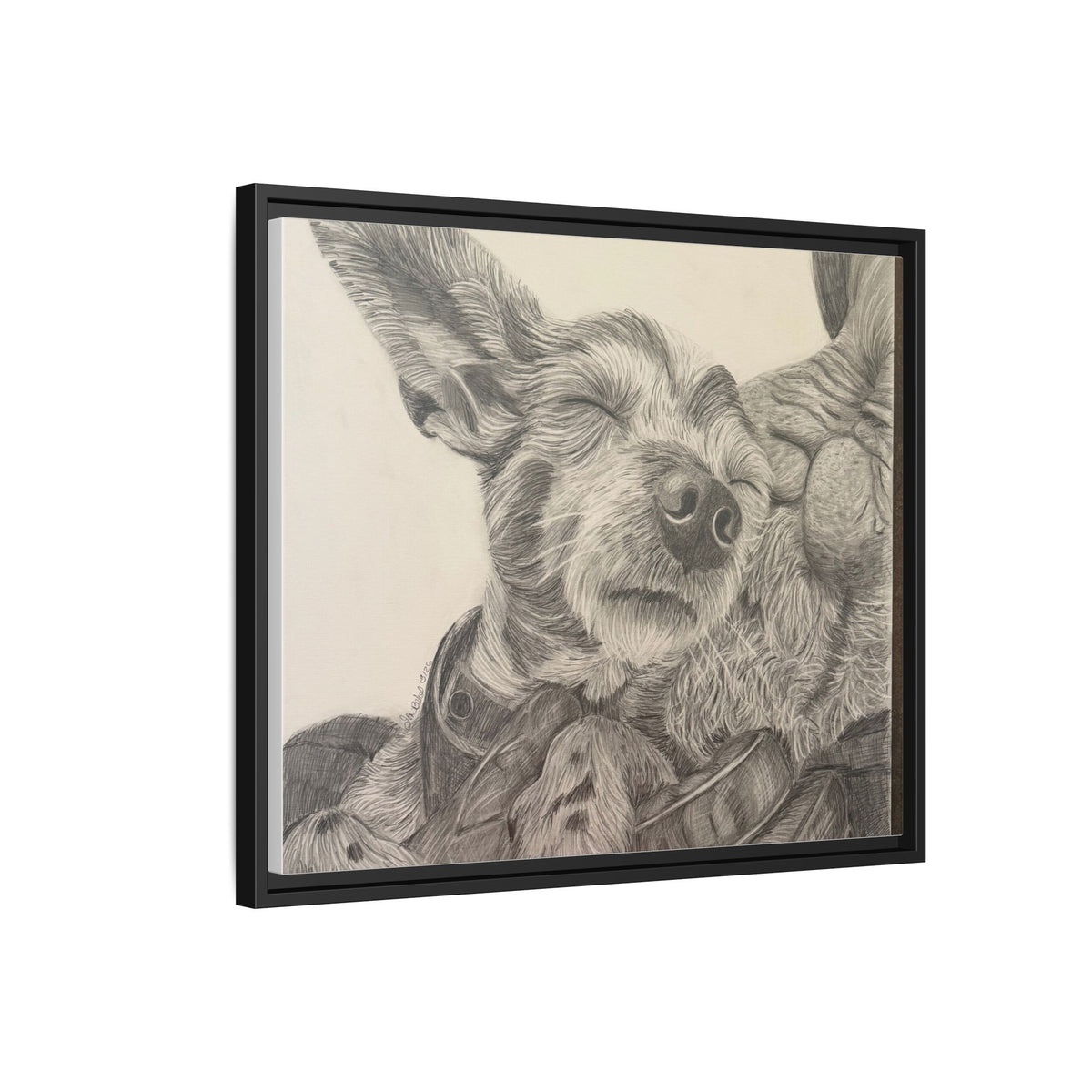 Love needs no address  Matte Canvas (Framed)