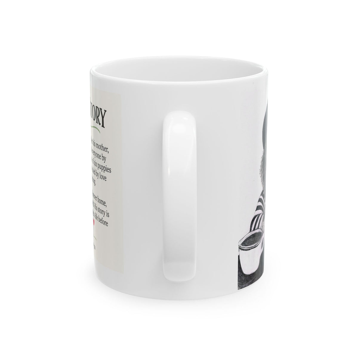 Pierre rescue from Sophia’s Gracie Ceramic Coffee Cup (11oz, 15oz)
