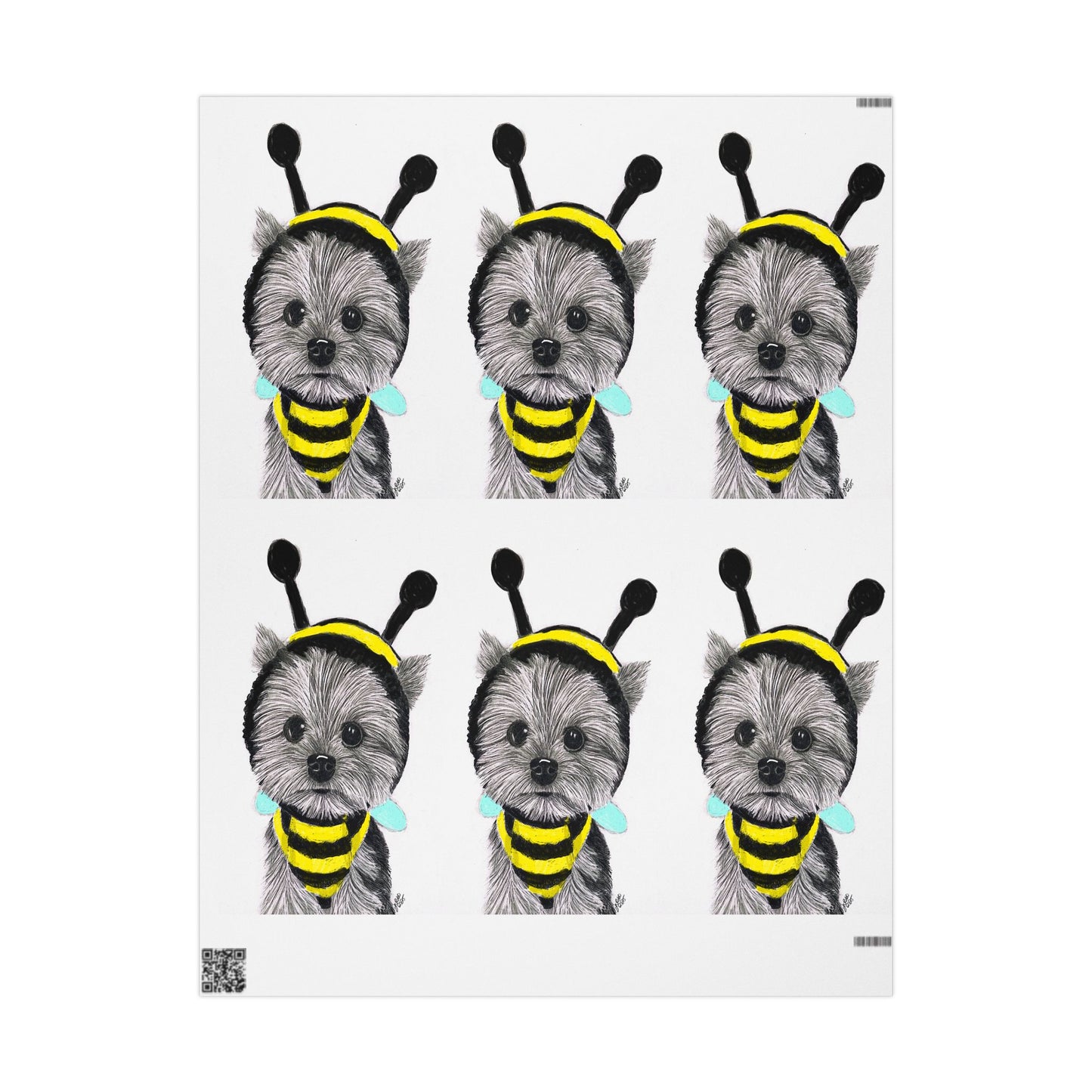 Little bumblebee Wrapping paper