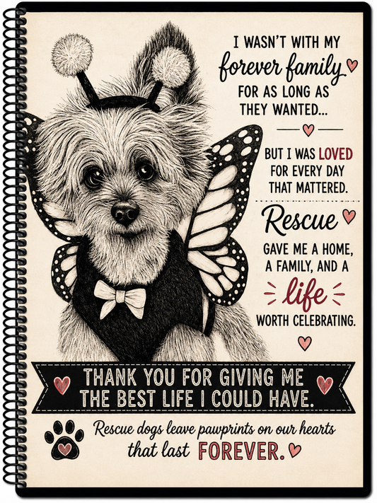 Annie – 5” x 7” Spiral Notebook