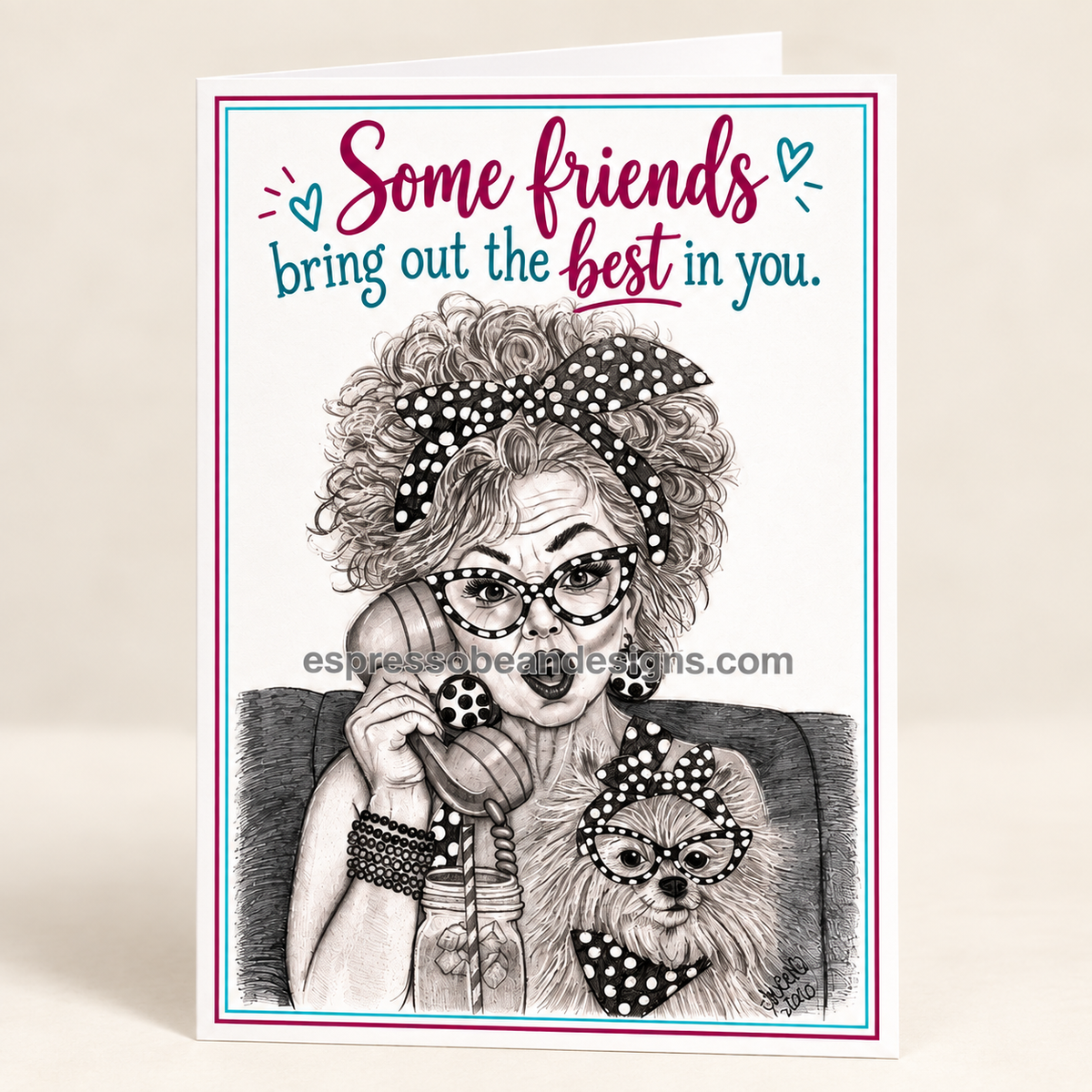 Four-Letter Friendship — Funny Friendship Card