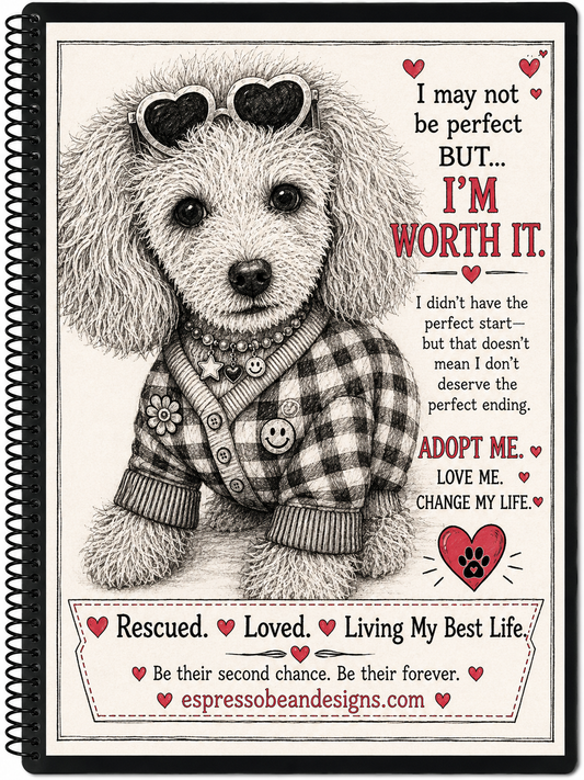 Claire – 5” x 7” Spiral Notebook